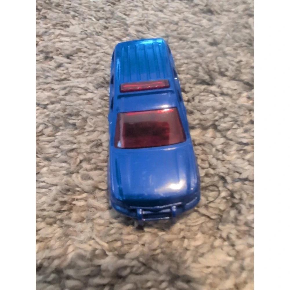 Hot Wheels 2007 Chevy Tahoe Police Car K-9 Unit Blue Diecast 1:64 SUV 591
